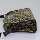 Christian Dior Trotter Canvas Shoulder Bag Navy Auth BD989-4