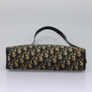 Christian Dior Trotter Canvas Shoulder Bag Navy Auth BD989-9