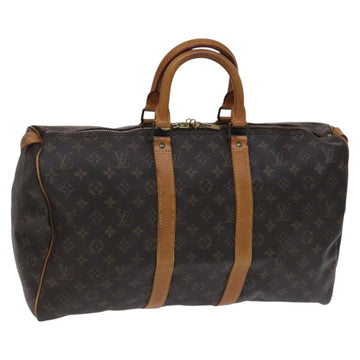 LOUIS VUITTON Monogram Keepall 45 Boston Bag M41428 LV Auth BD996