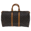 LOUIS VUITTON Monogram Keepall 45 Boston Bag M41428 LV Auth BD996-13