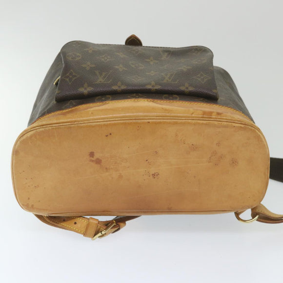 LOUIS VUITTON Monogram Montsouris GM Backpack M51135 LV Auth bh132