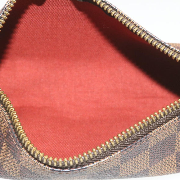 LOUIS VUITTON Damier Ebene Golf Cup 1998 Pouch LV Auth am199bV