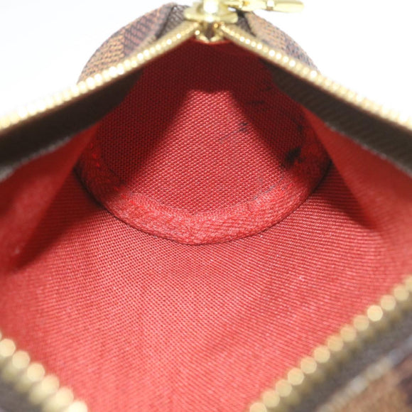 LOUIS VUITTON Damier Ebene Golf Cup 1998 Pouch LV Auth am199bV