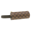 LOUIS VUITTON Damier Ebene Golf Cup 1998 Pouch LV Auth am199bV-1