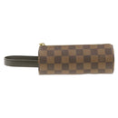 LOUIS VUITTON Damier Ebene Golf Cup 1998 Pouch LV Auth am199bV-2