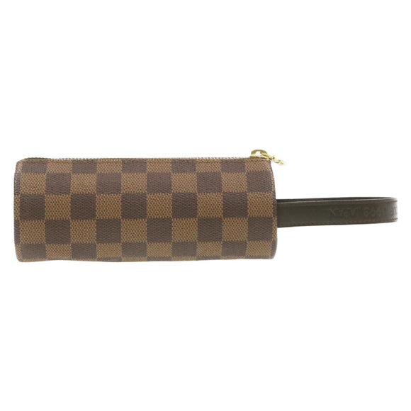 LOUIS VUITTON Damier Ebene Golf Cup 1998 Pouch LV Auth am199bV