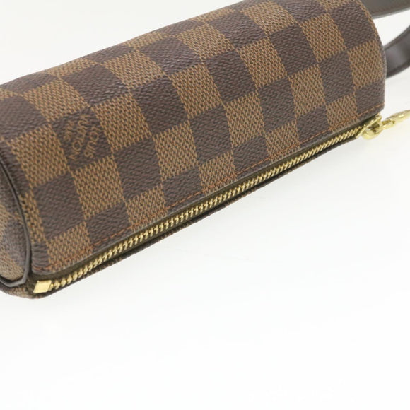 LOUIS VUITTON Damier Ebene Golf Cup 1998 Pouch LV Auth am199bV