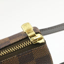 LOUIS VUITTON Damier Ebene Golf Cup 1998 Pouch LV Auth am199bV-9