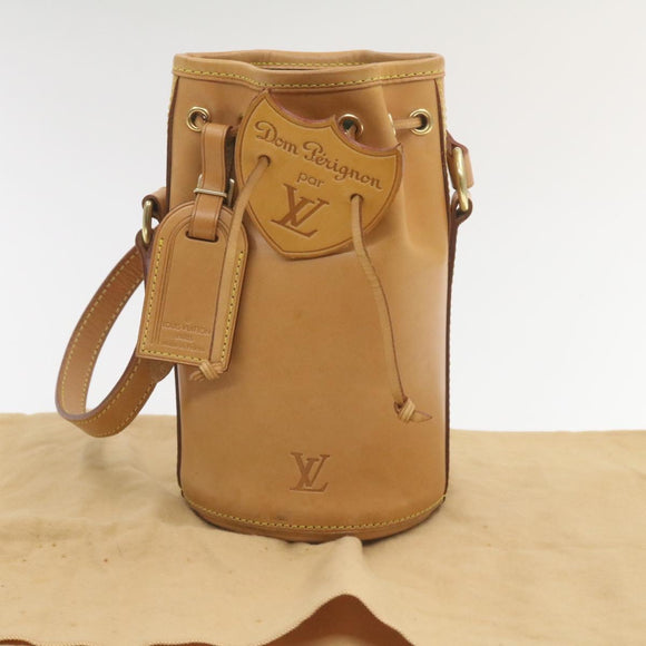 LOUIS VUITTON Nomad Dom Prignon Champagne Case Hand Bag Beige M99057 am279bSAV