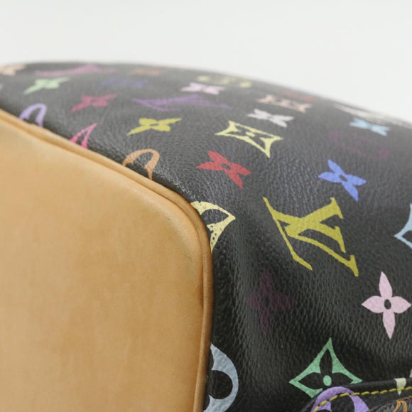LOUIS VUITTON Monogram Multicolor Noe Shoulder Bag Black M42230 LV Auth am337bSAV