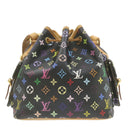 LOUIS VUITTON Monogram Multicolor Noe Shoulder Bag Black M42230 LV Auth am337bAV-2