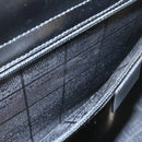 CELINE Hand Bag 2way Black Gold Tone Auth am354bV-17