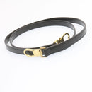 CELINE Hand Bag 2way Black Gold Tone Auth am354bV-19