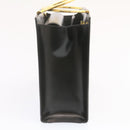 CELINE Hand Bag 2way Black Gold Tone Auth am354bV-4