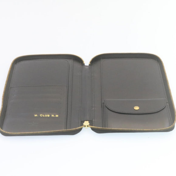 LOUIS VUITTON Epi Travel Case Black LV Auth am447bV