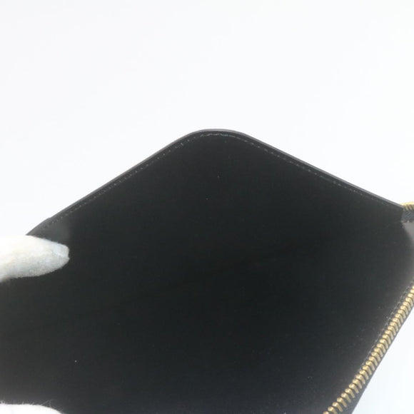 LOUIS VUITTON Epi Travel Case Black LV Auth am447bV