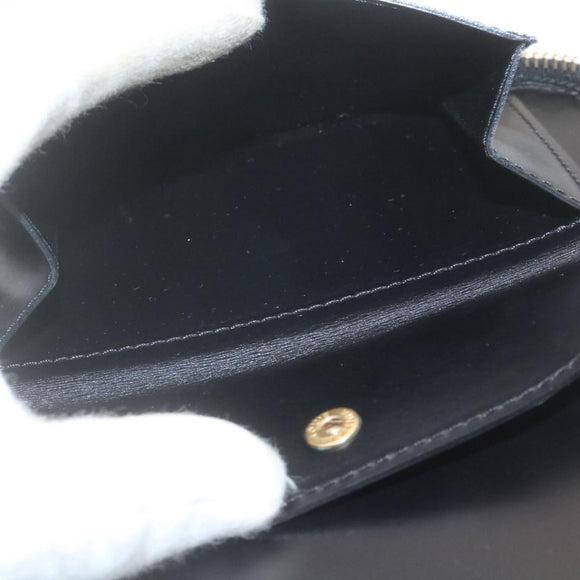 LOUIS VUITTON Epi Travel Case Black LV Auth am447bV