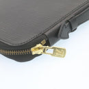 LOUIS VUITTON Epi Travel Case Black LV Auth am447bV-7