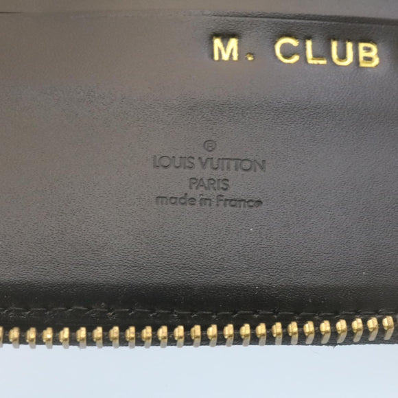 LOUIS VUITTON Epi Travel Case Black LV Auth am447bV