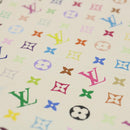 LOUIS VUITTON Monogram Multicolor Vendredi Note Cover Boek Wit LV Auth am474bAV-8