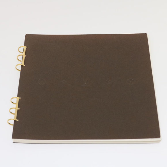 LOUIS VUITTON Monogram Multicolor Vendredi Note Cover Boek Wit LV Auth am474bAV