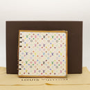 LOUIS VUITTON Monogram Multicolor Vendredi Note Cover Boek Wit LV Auth am474bAV-12