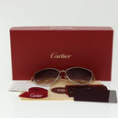 CARTIER Sunglasses Brown ESW00045 Auth am501b-9
