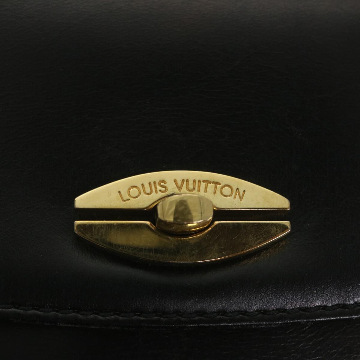 LOUIS VUITTON Epi Opera Line Spartan Bag Leather Black Noir M63942 Auth bs10011