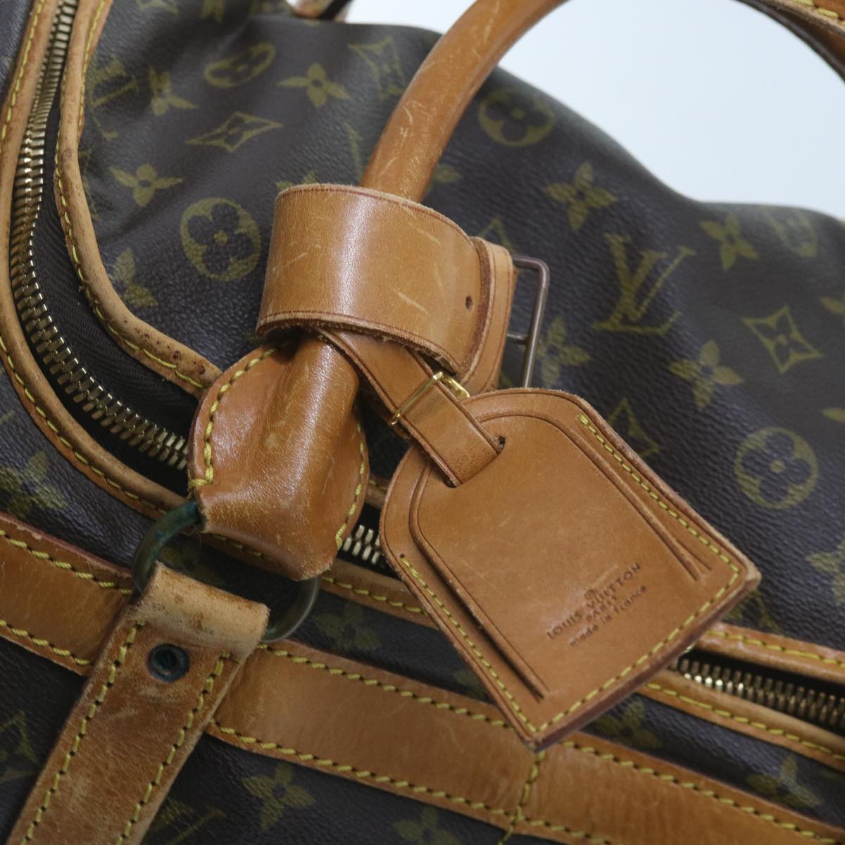 LOUIS VUITTON Monogram Sac Shan 40 Pet Carry M42024 LV Auth bs10022