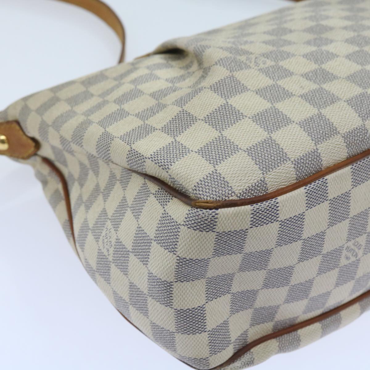 LOUIS VUITTON Damier Azur Siracusa PM Shoulder Bag N41113 LV Auth bs10028