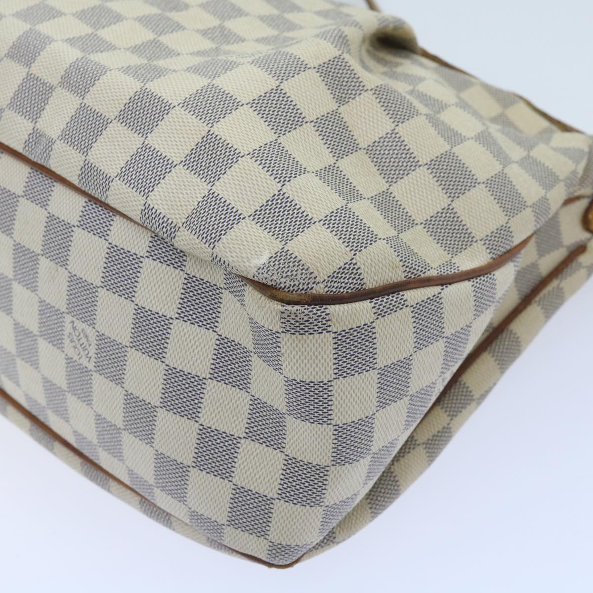 LOUIS VUITTON Damier Azur Siracusa PM Shoulder Bag N41113 LV Auth bs10028