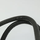 CELINE Shoulder Bag Nylon Black Auth bs10094-8