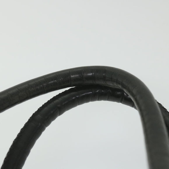 CELINE Shoulder Bag Nylon Black Auth bs10094