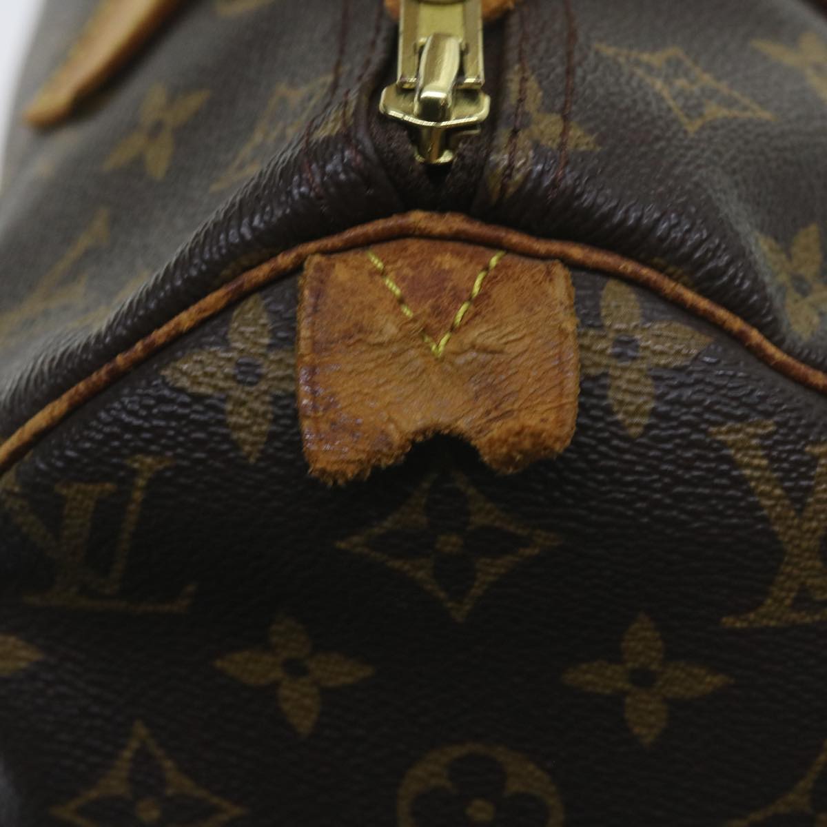 LOUIS VUITTON Monogram Speedy 30 Hand Bag M41526 LV Auth bs10119