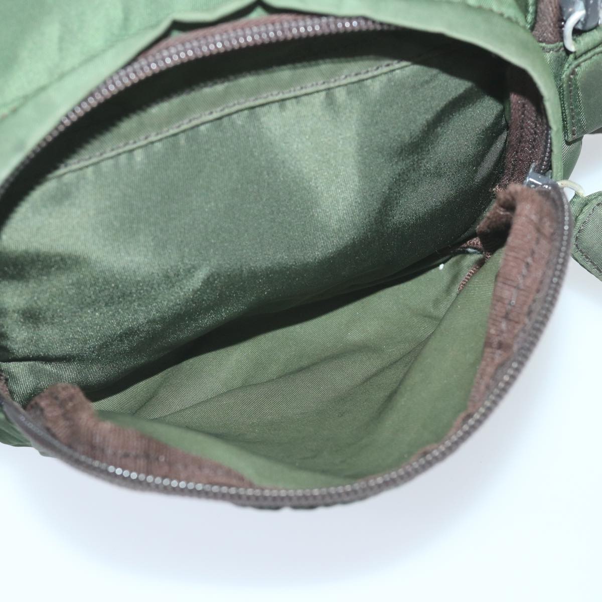 PRADA Backpack Nylon Green Auth bs10132