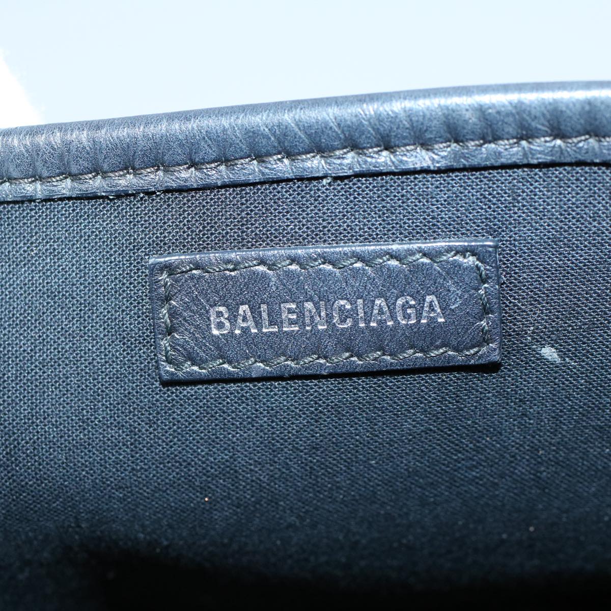 BALENCIAGA Tote Bag Canvas Black 339933 Auth bs10214