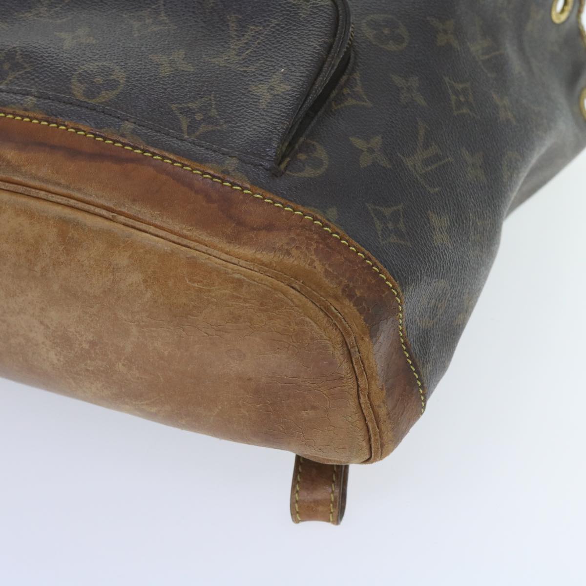 LOUIS VUITTON Monogram Montsouris MM Backpack M51136 LV Auth bs10284