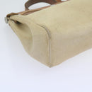 HERMES Her Bag Ad Backpack Coated Canvas Beige Brown Auth bs10291-17