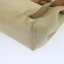 HERMES Her Bag Ad Backpack Coated Canvas Beige Brown Auth bs10291-18