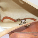 HERMES Her Bag Ad Backpack Coated Canvas Beige Brown Auth bs10291-11