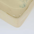 CHANEL Shoulder Bag Patent leather Beige CC Auth bs10326-10
