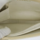 CHANEL Shoulder Bag Patent leather Beige CC Auth bs10326-19