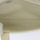 CHANEL Shoulder Bag Patent leather Beige CC Auth bs10326-11