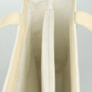 CHANEL Shoulder Bag Patent leather Beige CC Auth bs10326-20