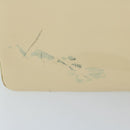 CHANEL Shoulder Bag Patent leather Beige CC Auth bs10326-3