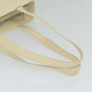 CHANEL Shoulder Bag Patent leather Beige CC Auth bs10326-8