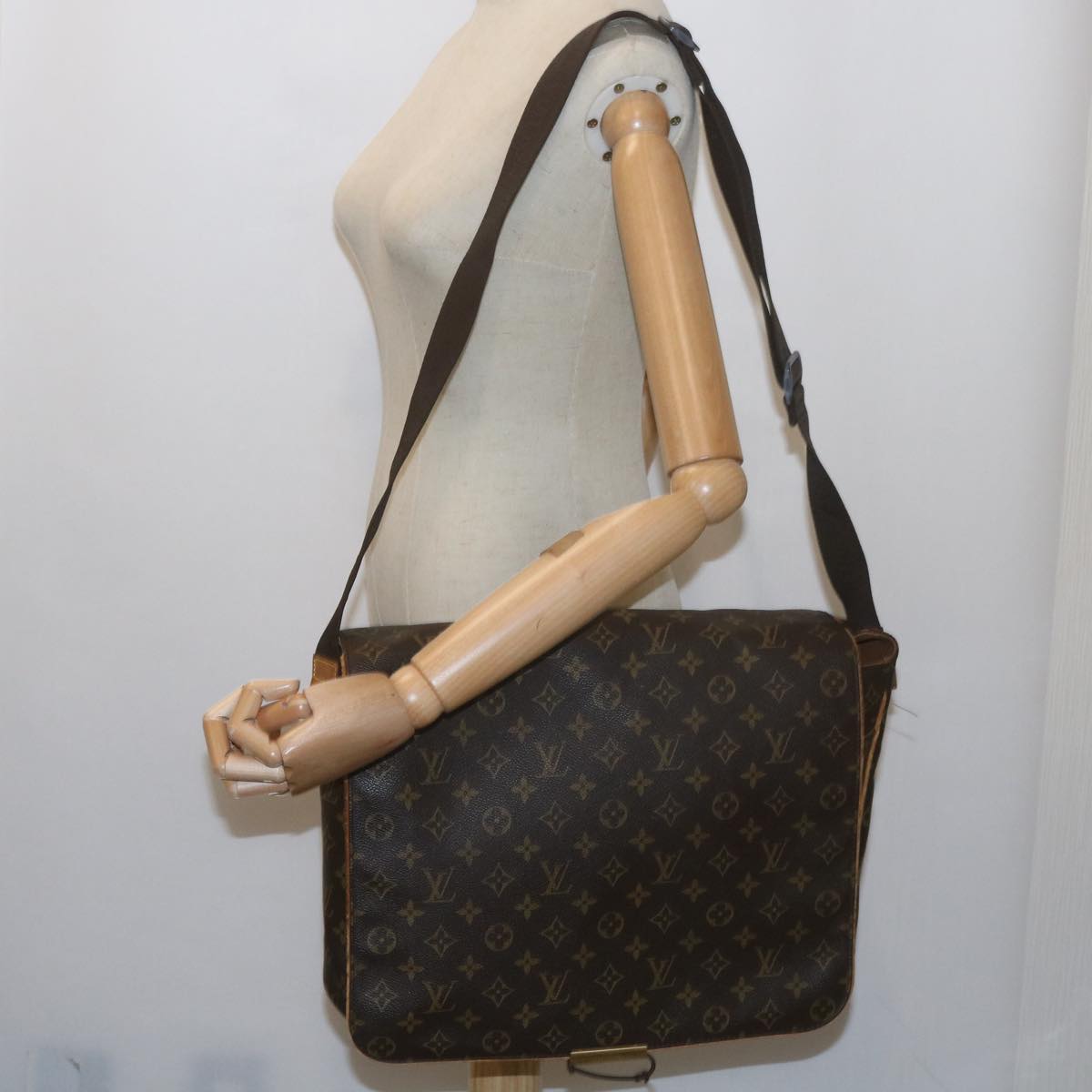 LOUIS VUITTON Monogram Abbesses Shoulder Bag M45257 LV Auth bs10333