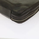 BALENCIAGA Business Bag Leather Brown Auth bs10380-16