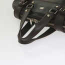 BALENCIAGA Business Bag Leather Brown Auth bs10380-7