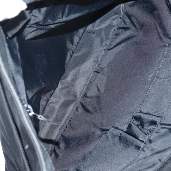 GUCCI Shoulder Bag Nylon Black Auth bs10426